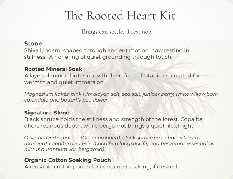 The Rooted Heart - A Grounding Sensory Kit