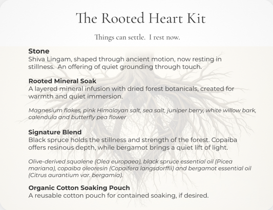 The Rooted Heart - A Grounding Sensory Kit